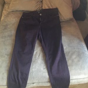 Size 16 skinny jeans.