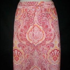 Banana republic silk skirt