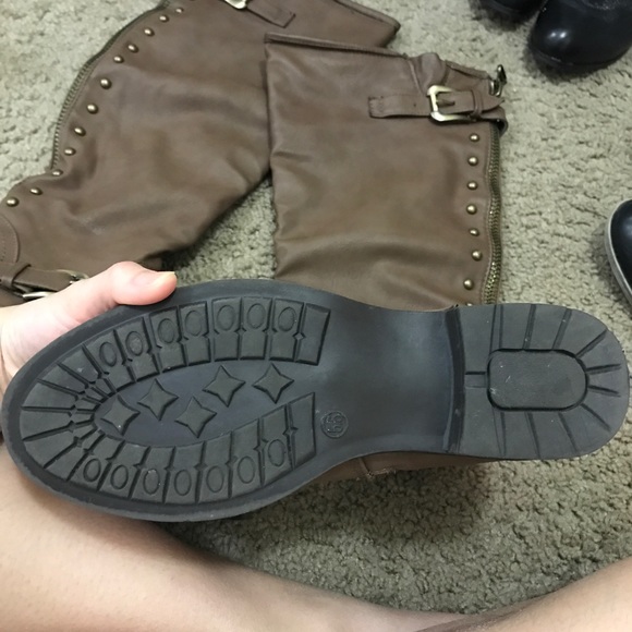 brown high boots - Picture 2 of 3