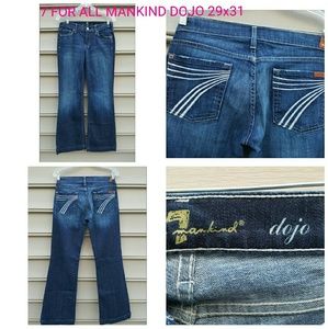 WOMEN'S 7 FOR ALL MANKIND DOJO DENIM JEANS