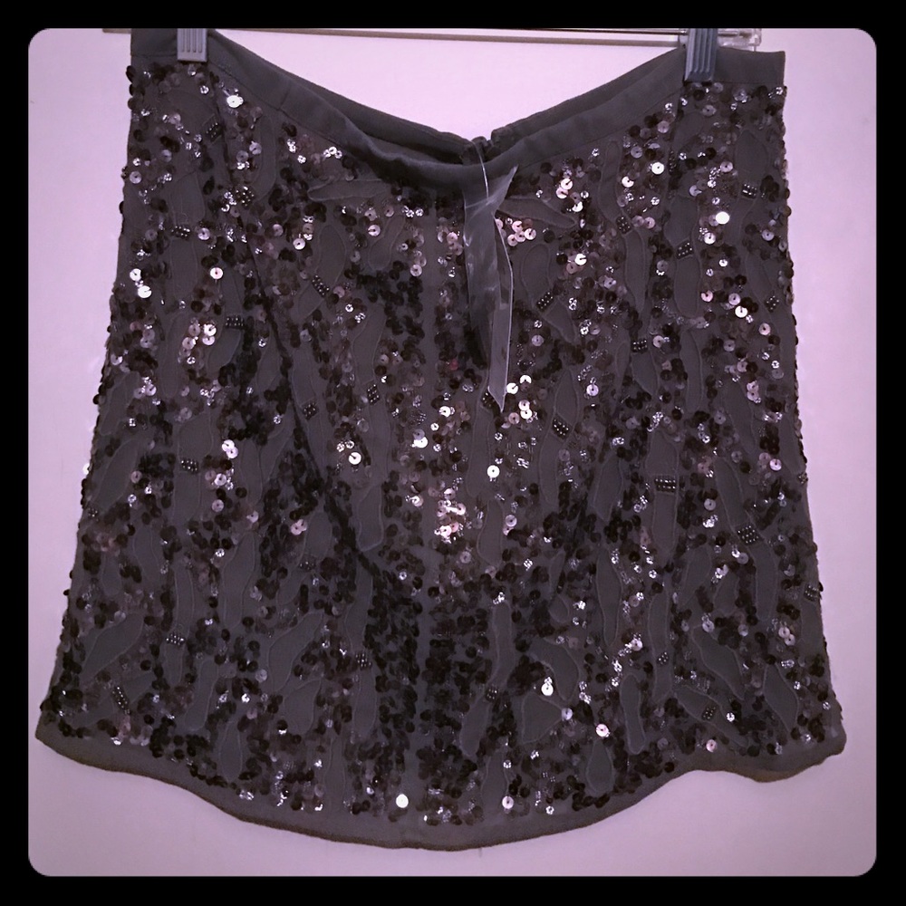 Zara Sparkle Mini Cocktail Skirt NWT Medium