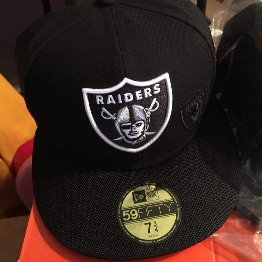Raiders 59fifty hat.  Size 7 3/4