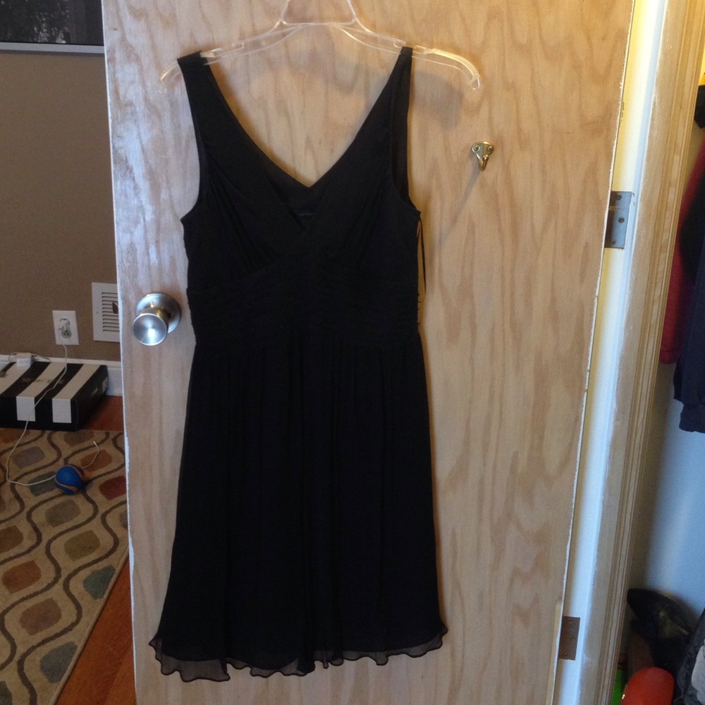 Black Express beaded dress size 6