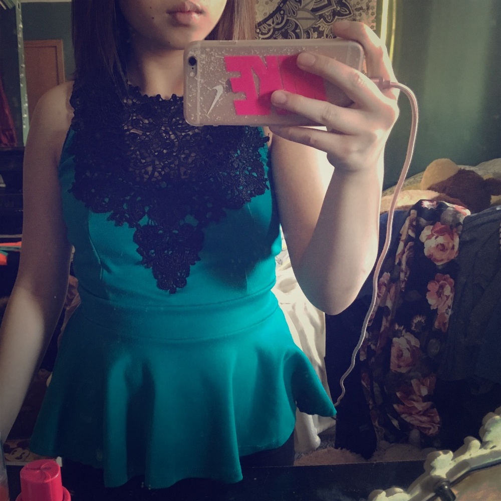Turquoise great Blouse