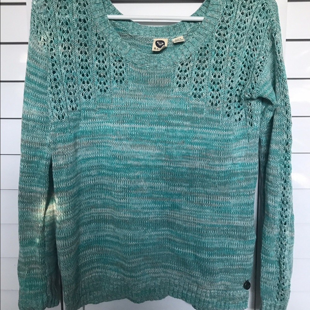 Roxy turquoise sweater