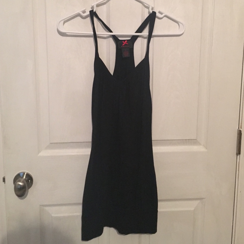 Black tank top