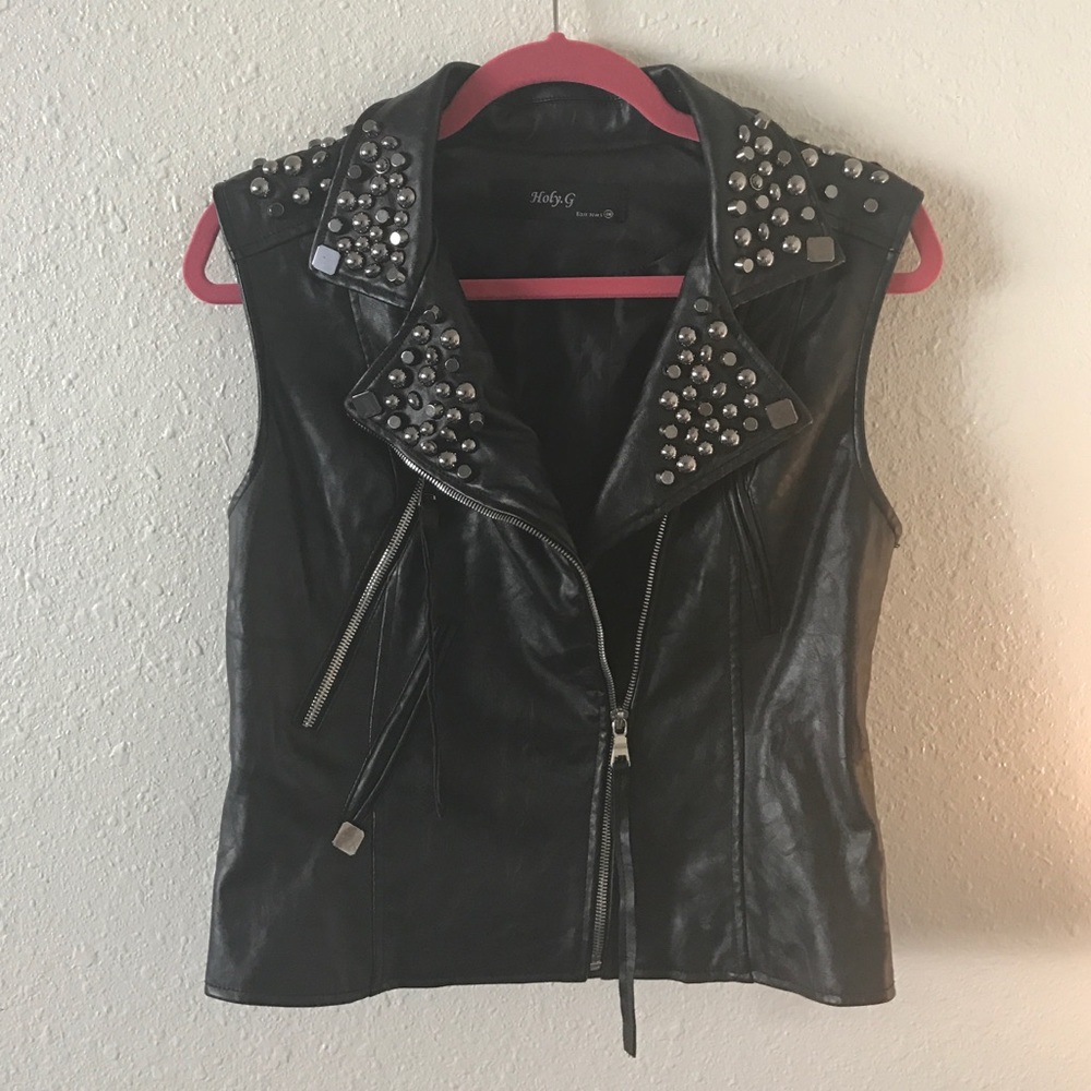 Holy G. Studded vest