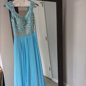 Prom dress- sky blue, Cinderella style dress