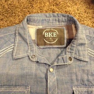 *Final Price* BKE Boys Chambray Long Sleeve Shirt
