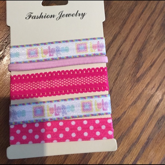 π Set of 5 Hair ties /Arm bands Lularoe - Picture 2 of 4