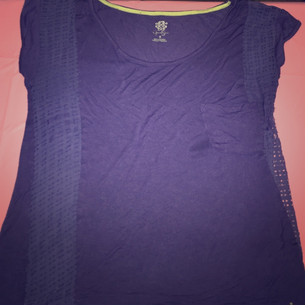 A purple shirt