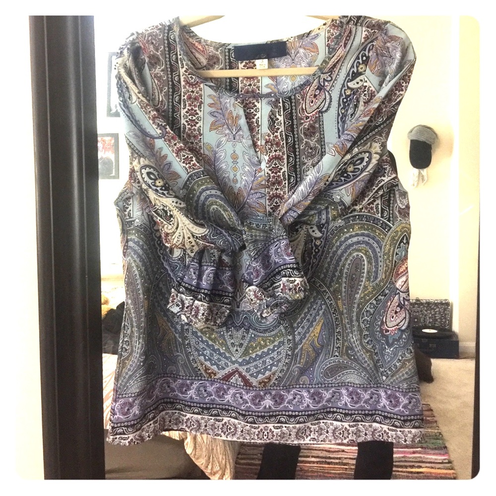 Boho printed top