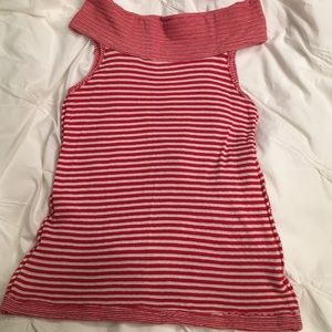 Anthropologie "left of center" tank