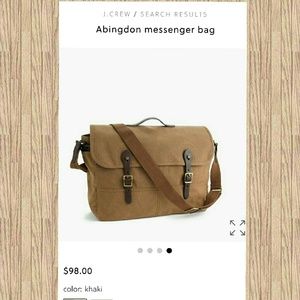 J. CREW Messenger bag