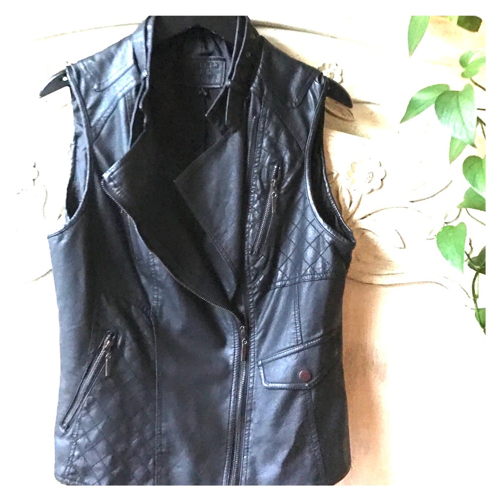 SOLD OFFLINE. Chelsea & Violet Vegan Leather Vest