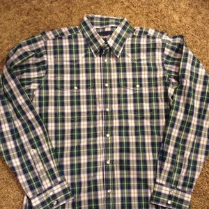 *Final Price* Boys Wrangler pearl snap plaid