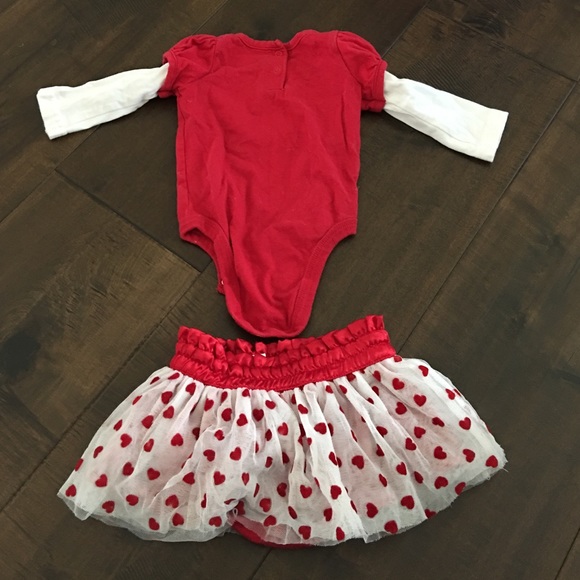 Koala Kids 0-3m Valentines Day outfit/tutu - Picture 3 of 3
