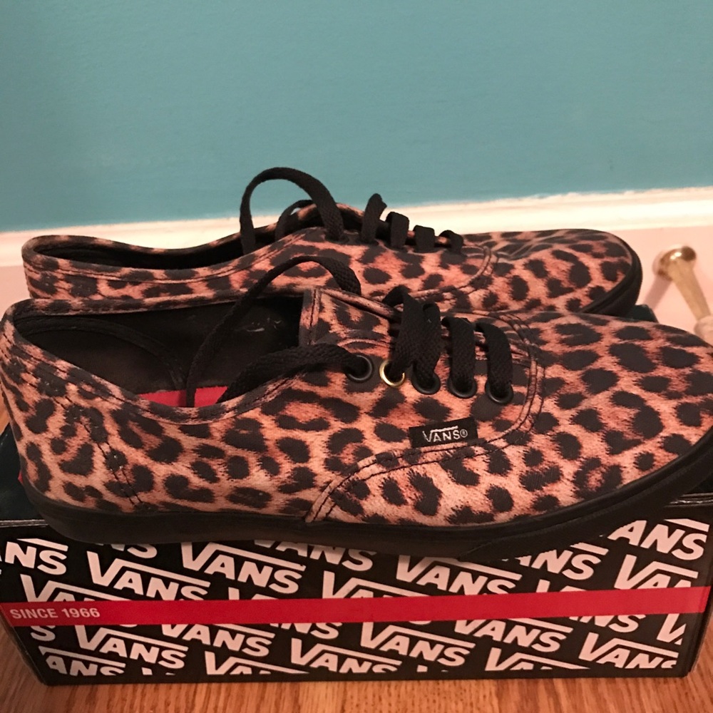 Leopard Print Vans