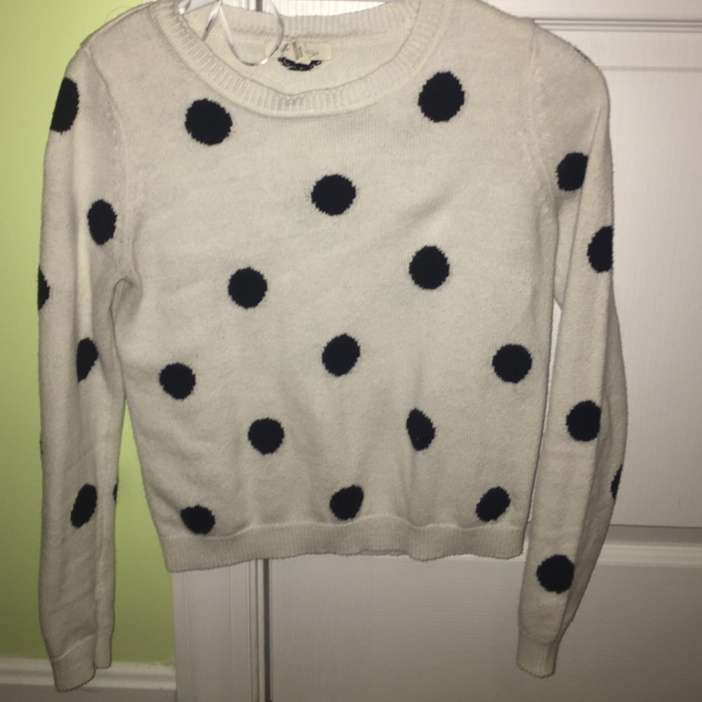 Vintage polka dot sweater