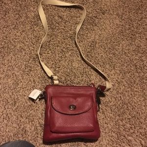 Coach mini cross body purse