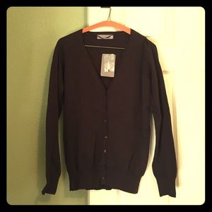 Zara chocolate brown cardigan