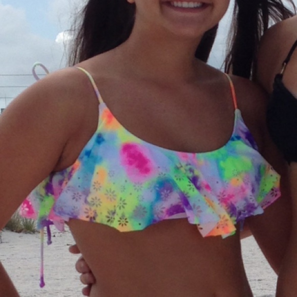 Tie dye bikini top