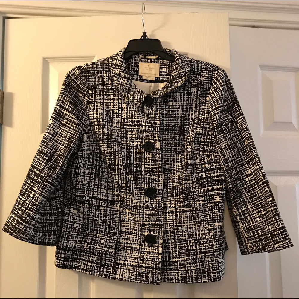 Kate Spade Black & White Jacket