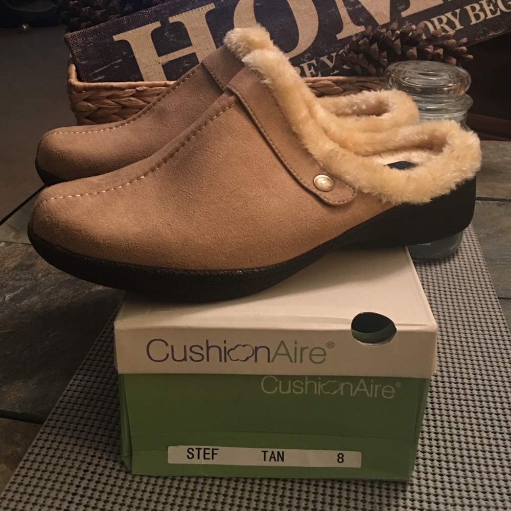 New with Box- Cushion Aire Clogs.