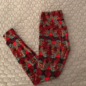 OS LuLaRoe Christmas leggings