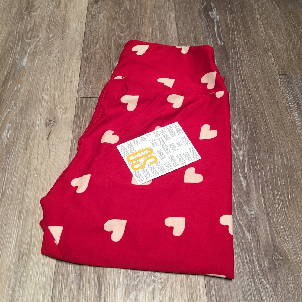 Lularoe Valentine's OS leggings (HTF unicorn)