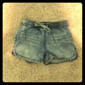Some jean shorts