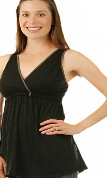 NEW Amamante Maternity Nursing PJ Top LG or XL - Picture 2 of 3