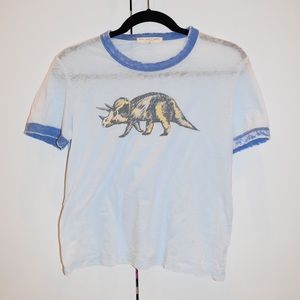 Urban Outfitters Dinosaur Ringer T-Shirt