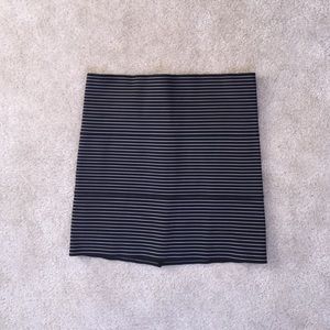 PLEASURE DOING BUSINESS BANDAGE MINI SKIRT. SIZE S