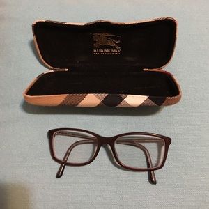 Prescription Burberry glasses with case