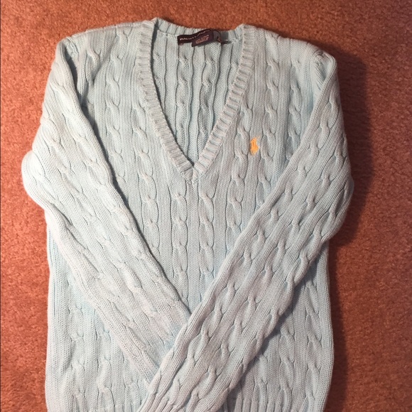 Turquoise Ralph Lauren Sweater - Picture 2 of 3