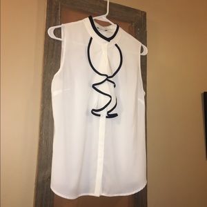 Calvin Klein. Button up dress top.