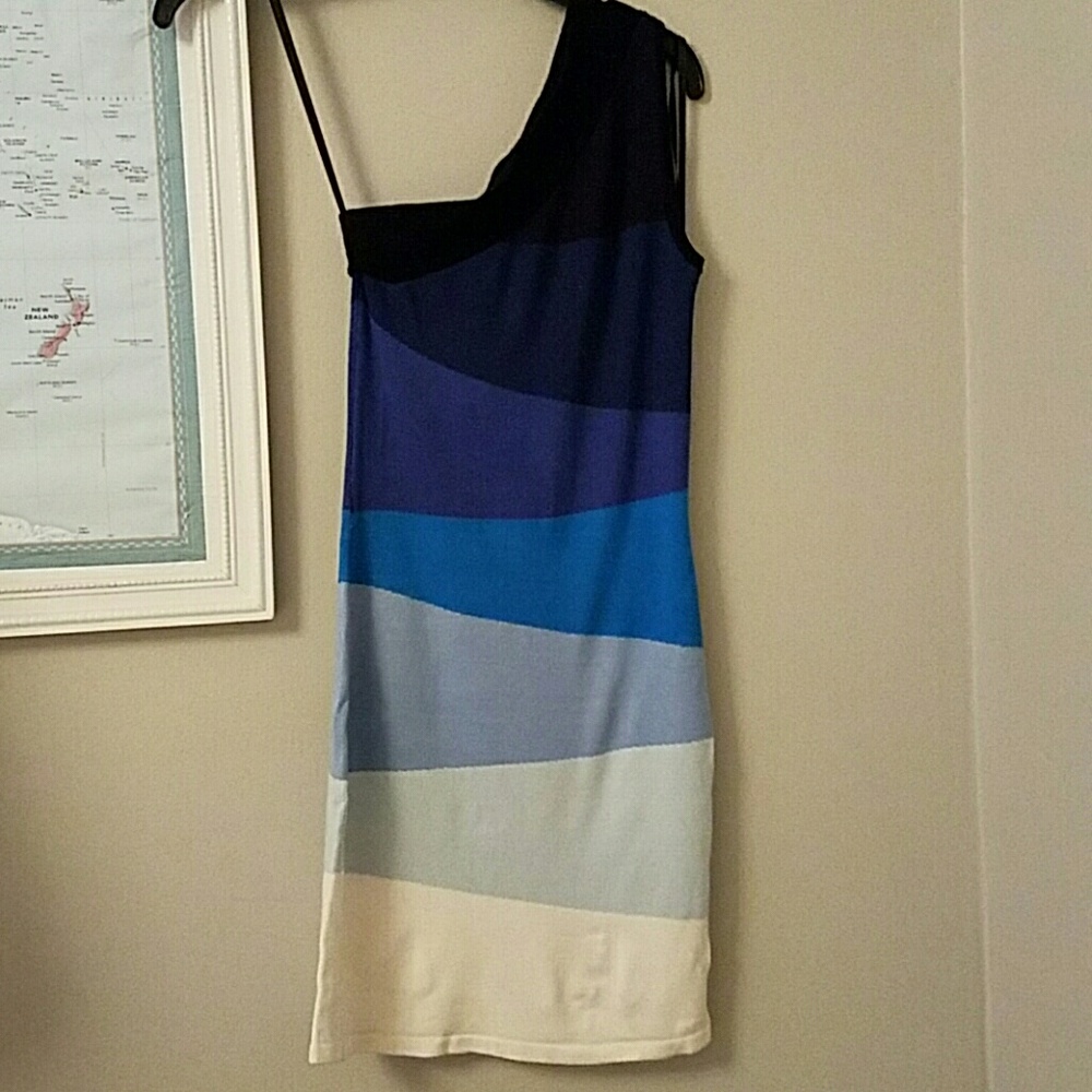 Arden B. blue stripes dress