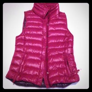 Gap pink puffer vest