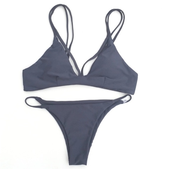 Grey blue bikini Clearance