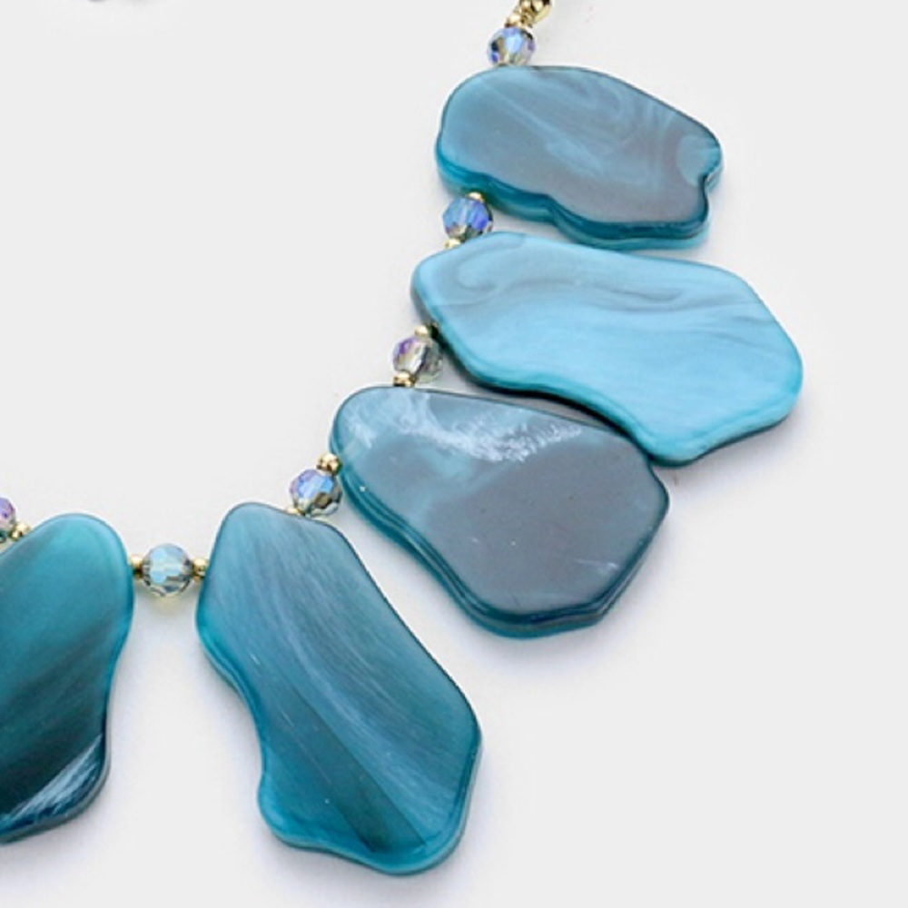 Statement Necklace + Earring Set - image 3