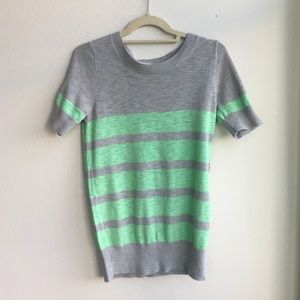 Short-sleeve cotton sweater T-shirt