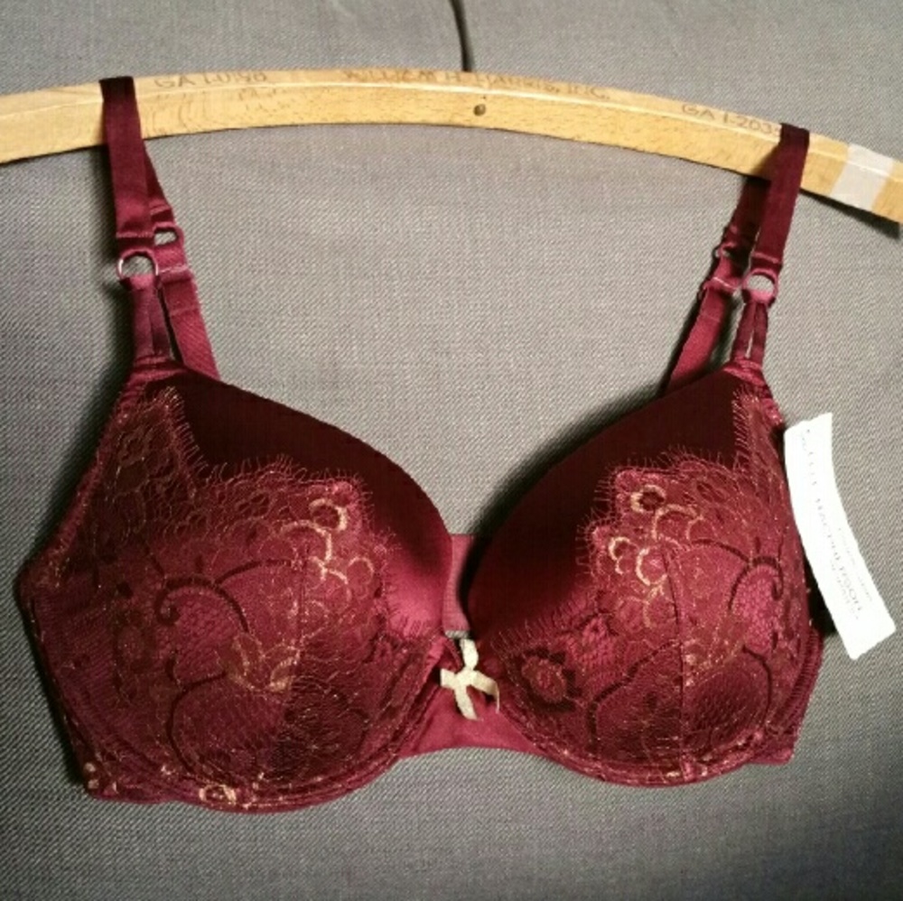 Elle Macpherson Golden Talismen 32DD bra NWT