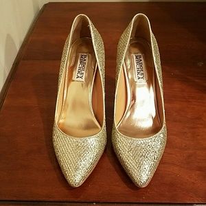 Badgley Mischka Ponder Glitter Pumps