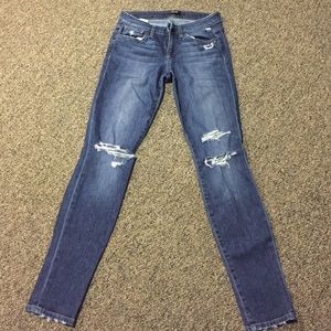Joes distressed skinny jeans