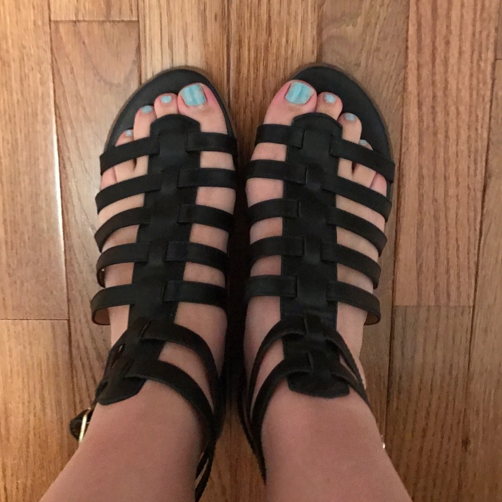 Black sandals
