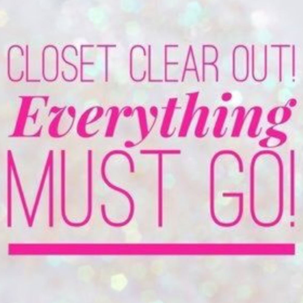 Closet clear out!