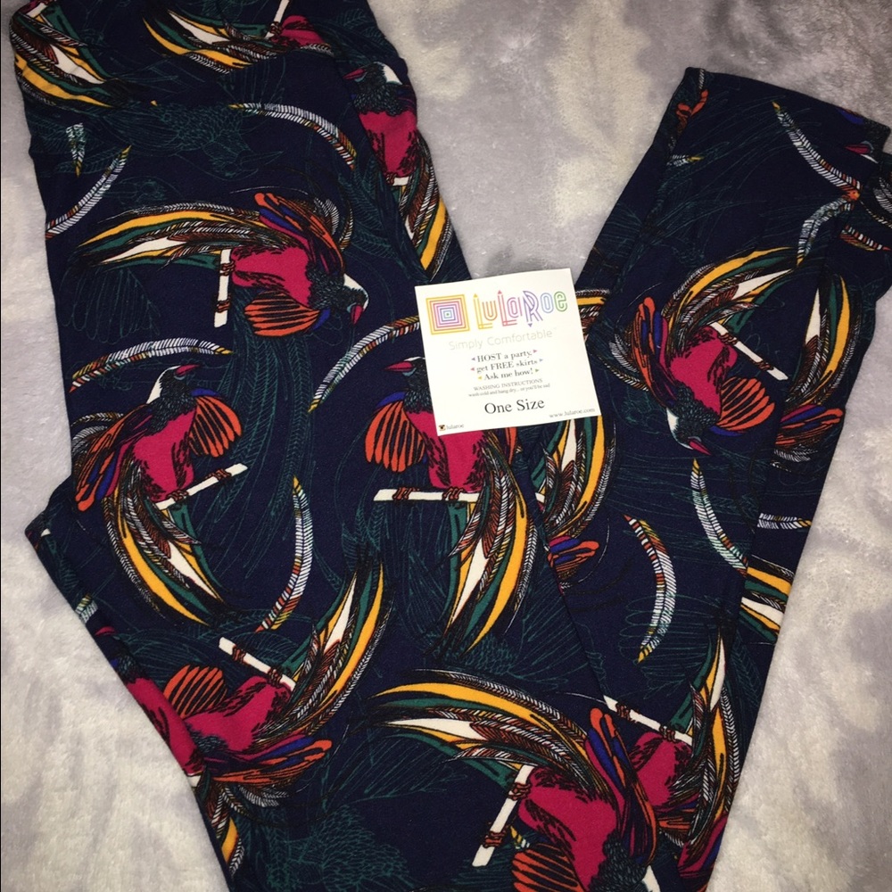 LuLaRoe OS Bird leggings