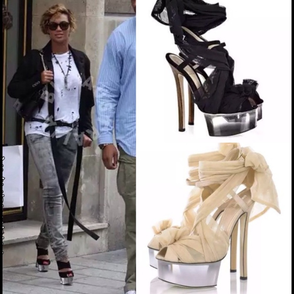 Fendi Cinderella platform shoes