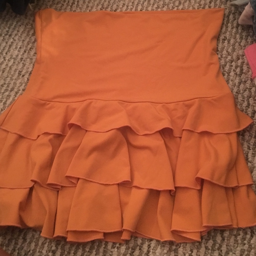 Orange skirt